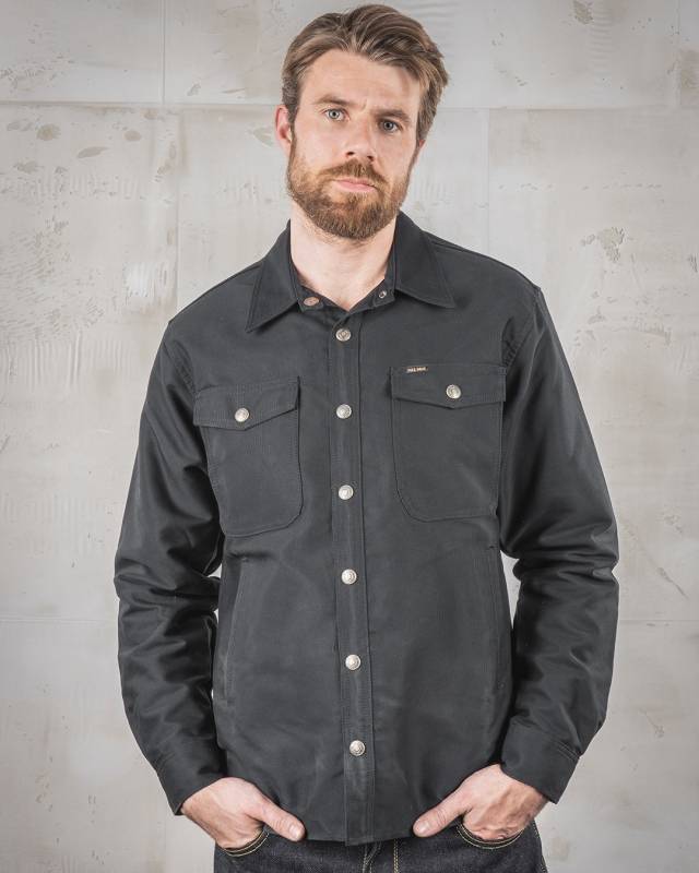 Pike Brothers 1967 CPO Shirt waxed navy Versandkostenfrei