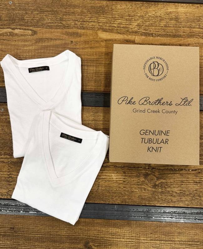Pike Brothers 1965 V-Neck Set white Top Angebot