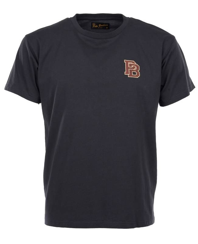 Pike Brothers 1969 Sports Tee Red Castle Logo Print Neueste Mode