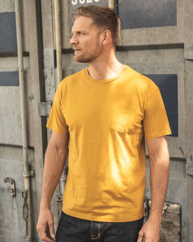 Pike Brothers 1971 Pocket Tee Baja yellow Bestseller
