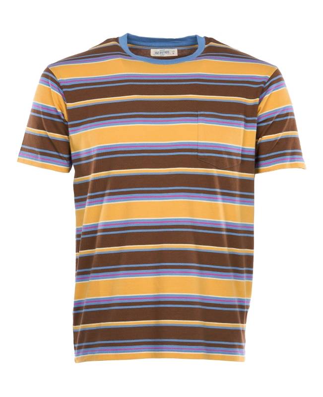 Pike Brothers 1971 Pocket Tee Malibu yellow Tägliche Deals