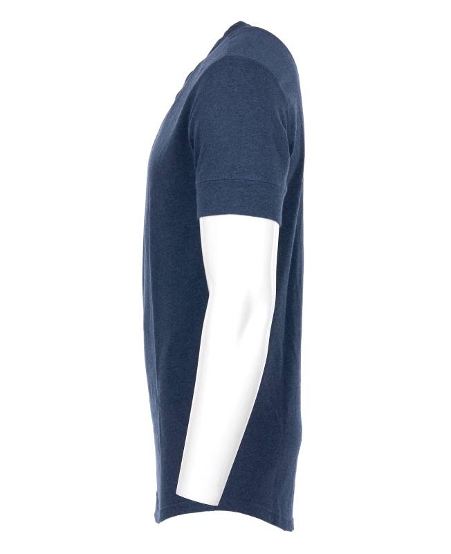 Pike Brothers 1927 Henley Shirt short sleeve indigo melange Bis zu 50% Rabatt