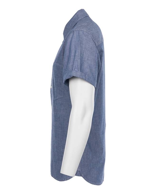 Pike Brothers 1937 Roamer Shirt Short sleeve blue chambray Bis zu 55% Rabatt