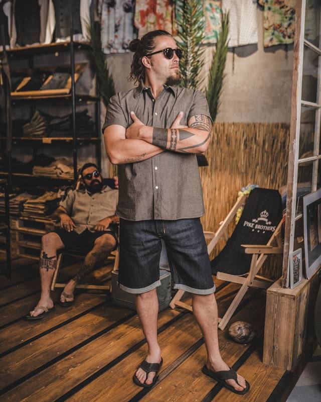 Pike Brothers 1937 Roamer Shirt Short sleeve charcoal grey Discount Store für neue Produkte