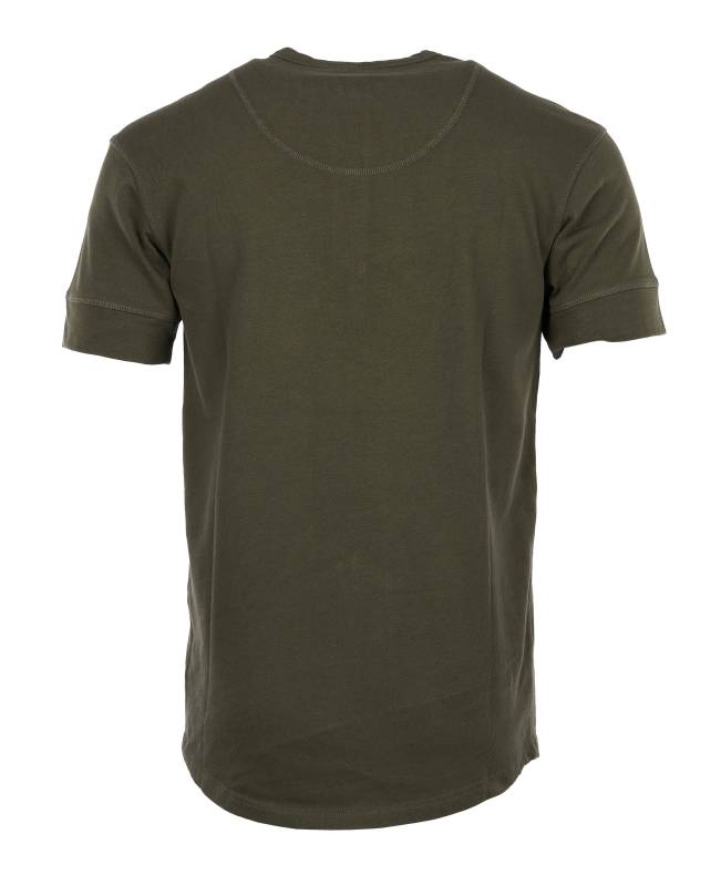 Pike Brothers 1927 Henley Shirt short sleeve Mojave green Clearance-Verkauf