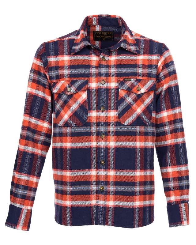 Pike Brothers 1943 CPO Shirt Barrow blue Rabatt