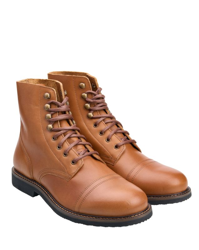 Pike Brothers 1966 Low Quarters redwood brown Flash Sale