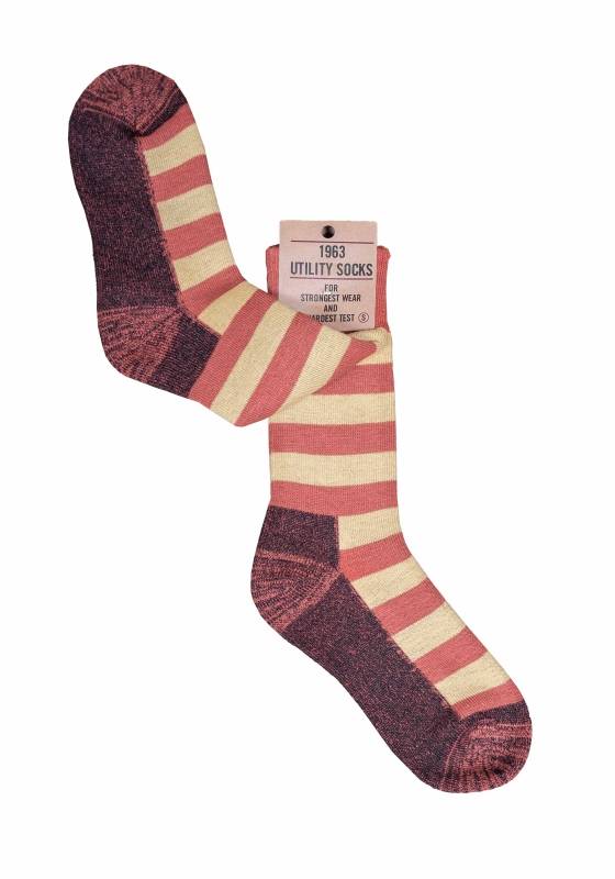 Pike Brothers 1963 Utility Socks Walt orange Online Shopping