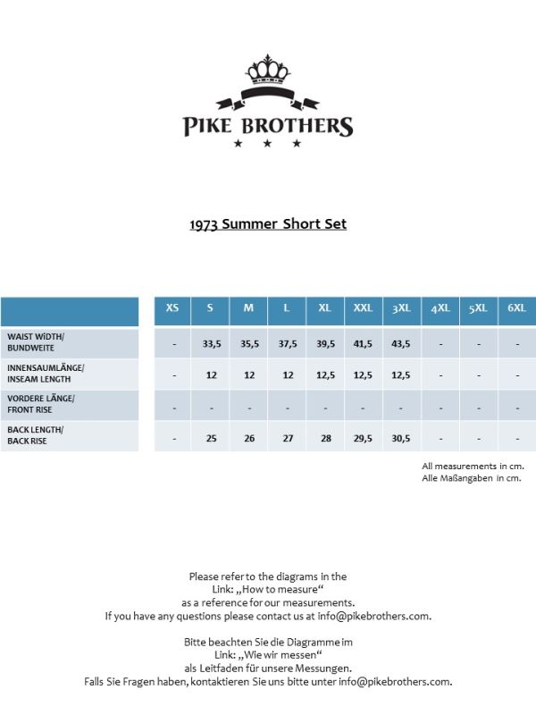Pike Brothers 1973 Summer Short Set grey Heißer Verkauf