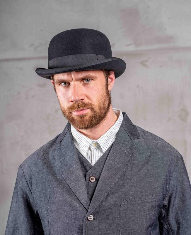 Pike Brothers 1921 Bowler Hat grey Zeitlich begrenztes Angebot