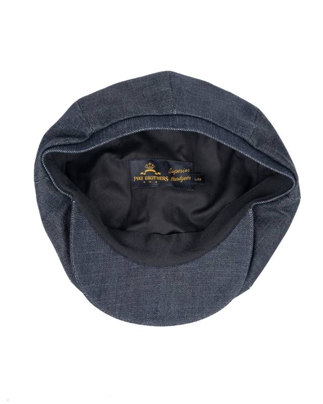 Pike Brothers 1928 Newsboy Cap 15oz indigo Sonderangebote