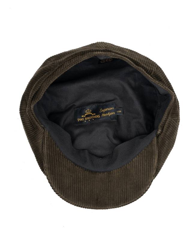 Pike Brothers 1928 Newsboy Cap olive cord Tiefpreis