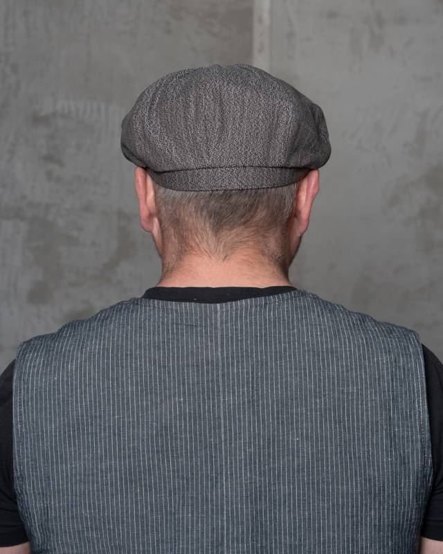 Pike Brothers 1928 Newsboy Cap Hacksaw brown O&E Kostenlose Rückgabe