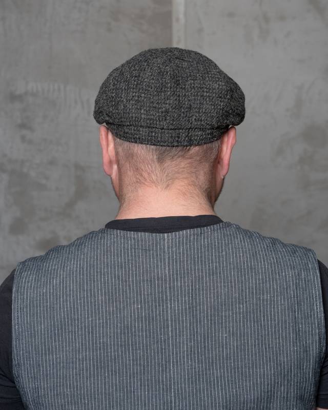 Pike Brothers 1928 Newsboy Cap Belby grey Begrenzte Freigabe