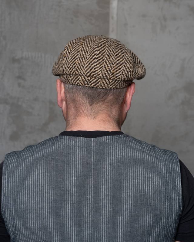 Pike Brothers 1928 Newsboy Cap Tonks white Letzter Tag