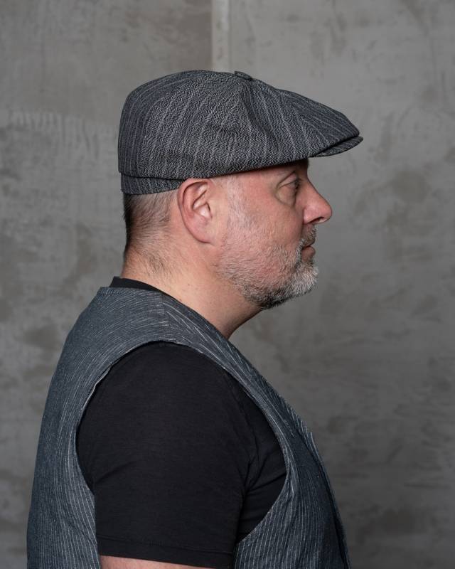 Pike Brothers 1928 Newsboy Cap Hacksaw grey Vierteljährliche Förderung