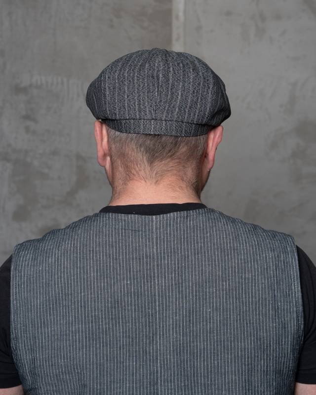Pike Brothers 1928 Newsboy Cap Hacksaw grey Vierteljährliche Förderung