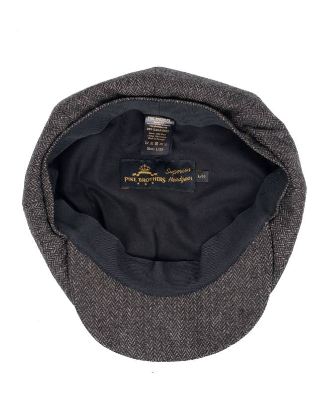 Pike Brothers 1928 Newsboy Cap Hampton brown Nur noch ein Tag übrig