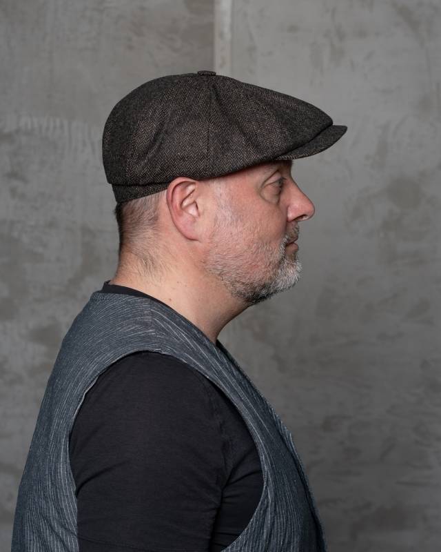 Pike Brothers 1928 Newsboy Cap Hampton brown Nur noch ein Tag übrig