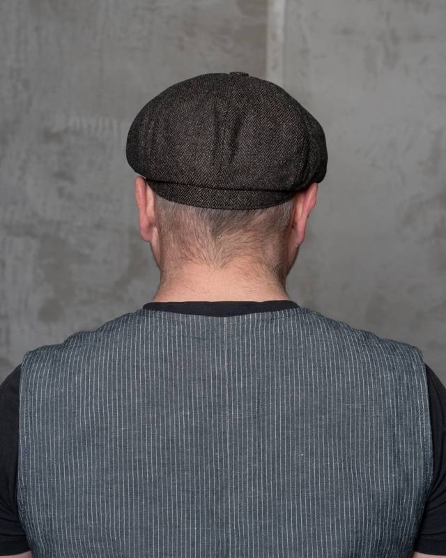 Pike Brothers 1928 Newsboy Cap Hampton brown Nur noch ein Tag übrig