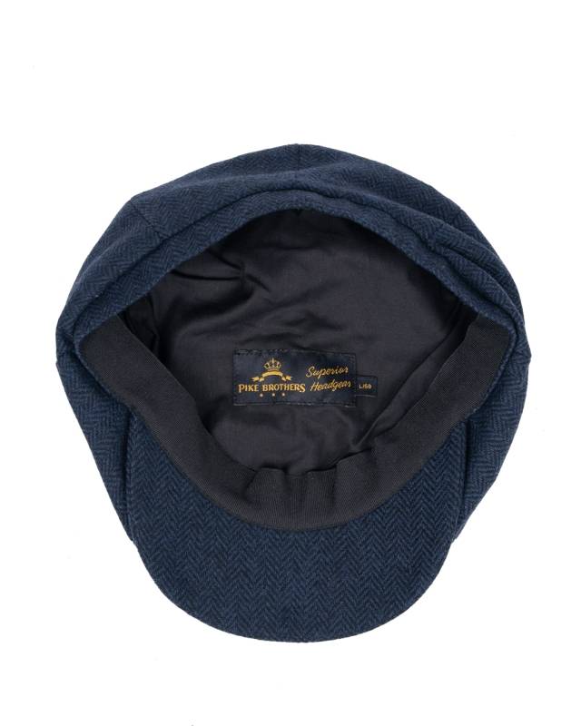 Pike Brothers 1928 Newsboy Cap Herbing blue Riesige Rabatte