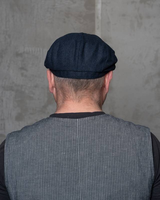Pike Brothers 1928 Newsboy Cap Herbing blue Riesige Rabatte