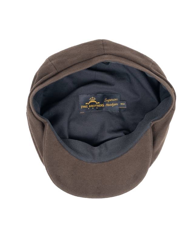 Pike Brothers 1928 Newsboy Cap Moleskin soil brown Begrenzt auf 3 Tage