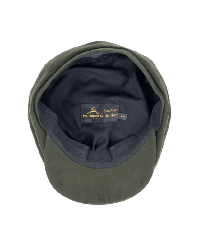 Pike Brothers 1928 Newsboy Cap Moleskin moss Speichern exportieren