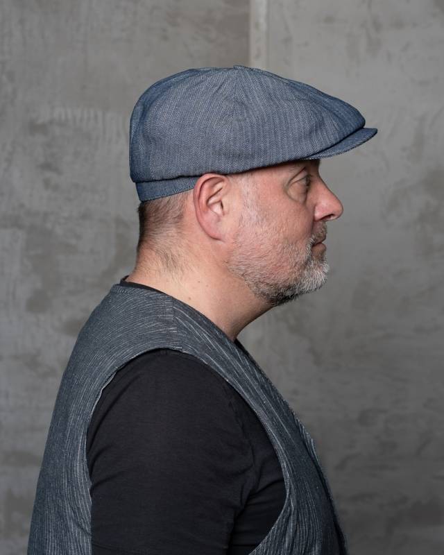 Pike Brothers 1928 Newsboy Cap Kirkburg blue Versandkostenfrei