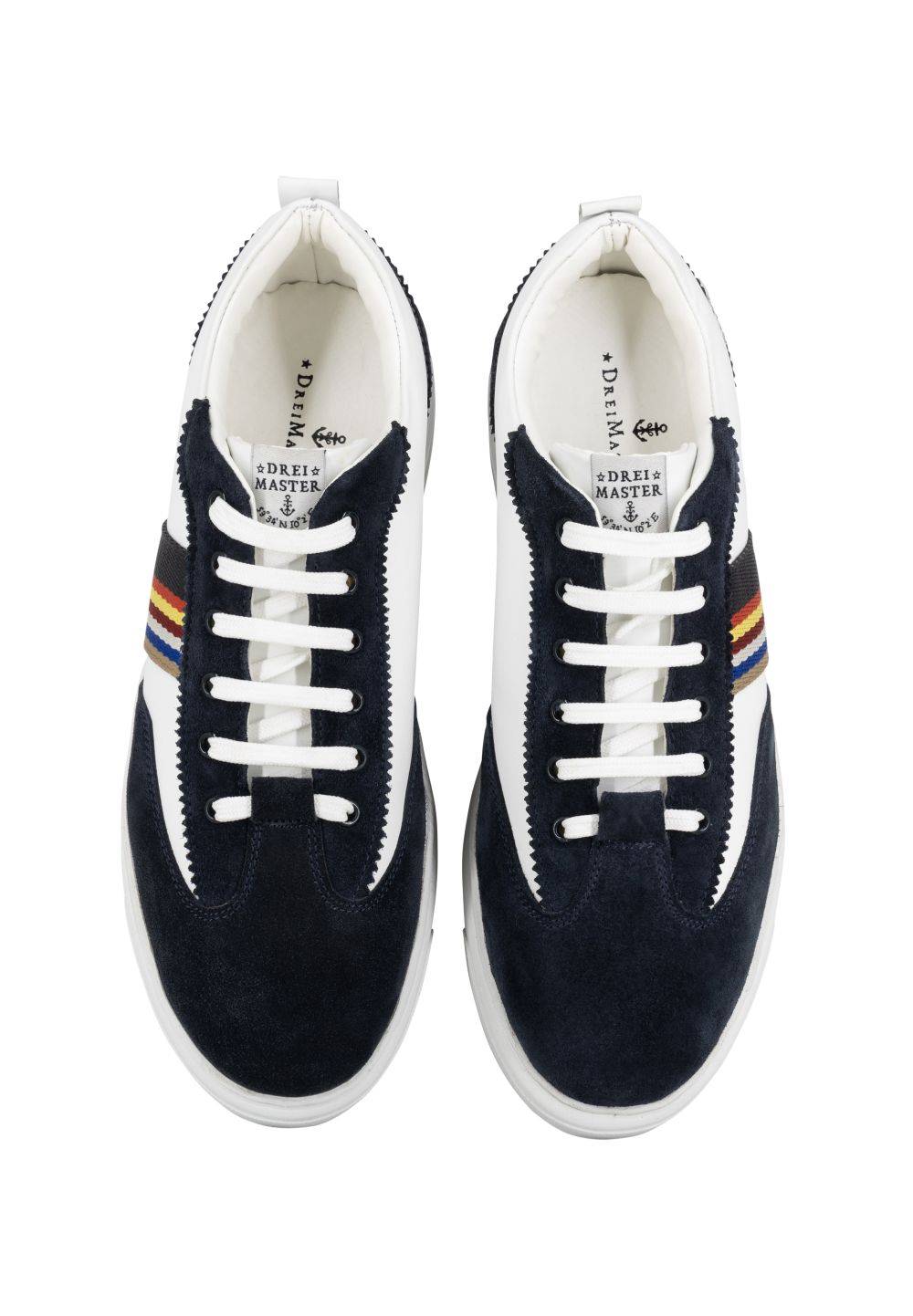 Schmuddelwedda DreiMaster Maritim Sneakers aus Leder Zeitbegrenzte Promotion