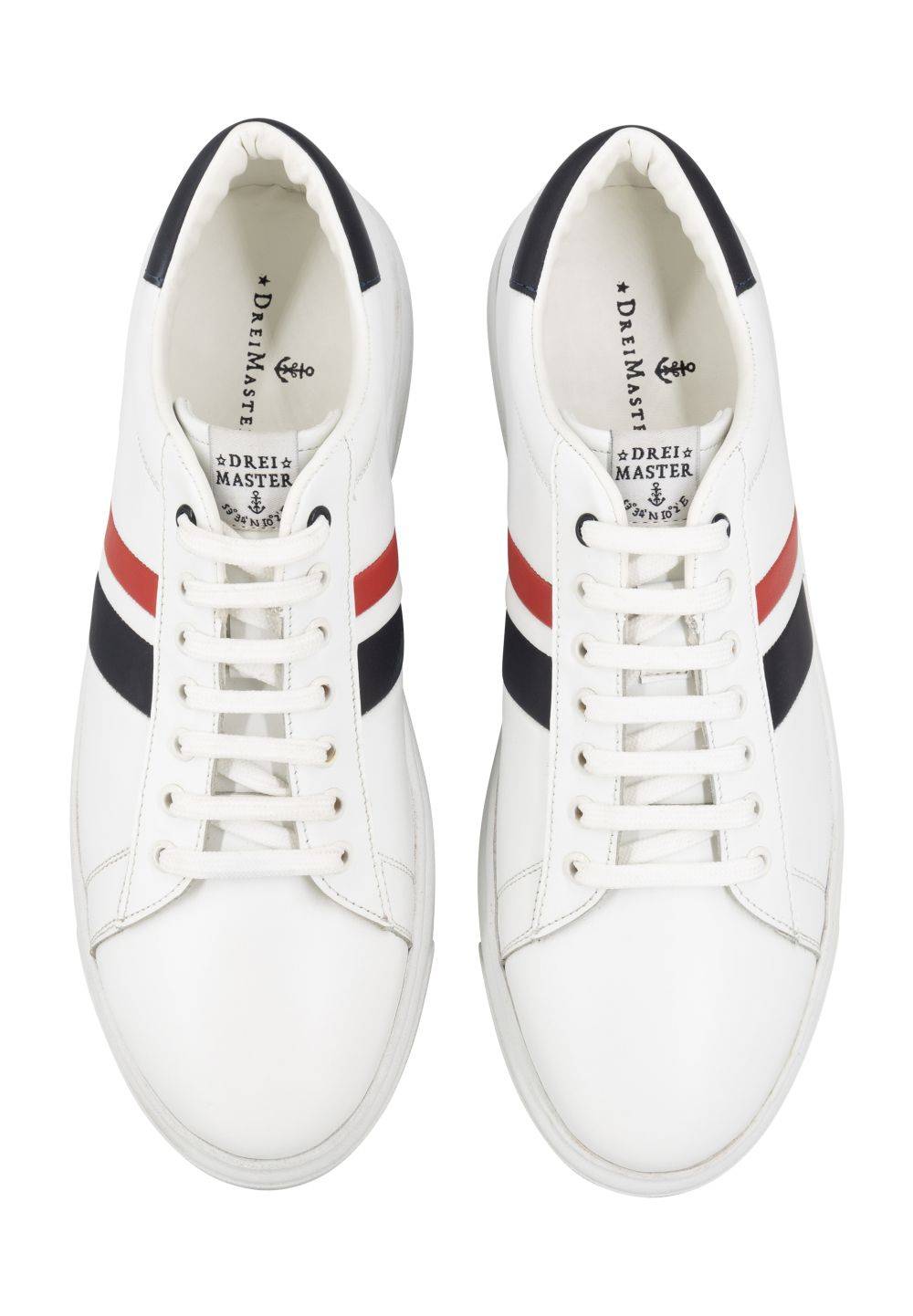 Schmuddelwedda DreiMaster Maritim Sneakers aus Leder Valentinstagsangebot