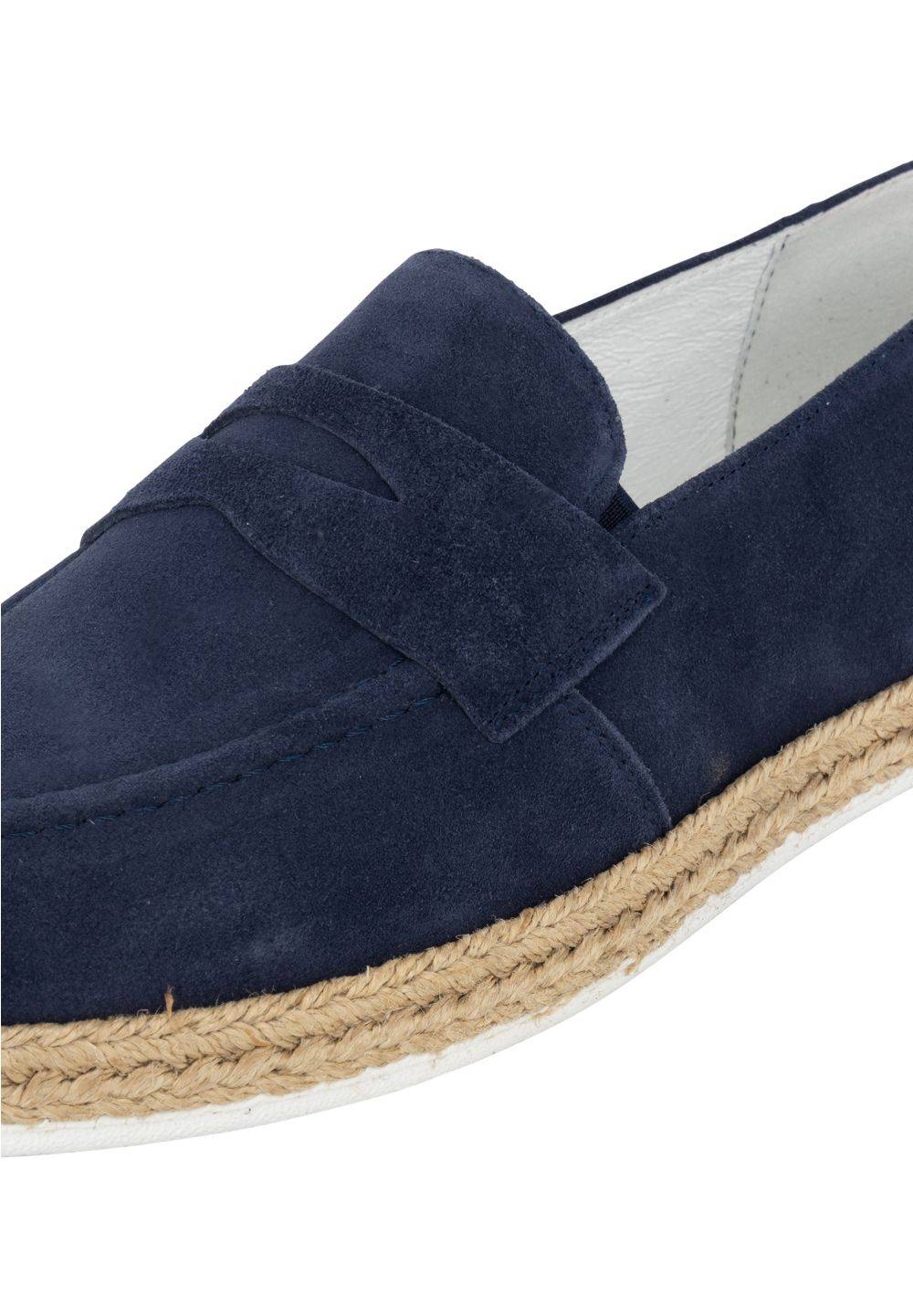 Schmuddelwedda DreiMaster Maritim Penny Loafer aus Veloursleder Jubiläumsangebot
