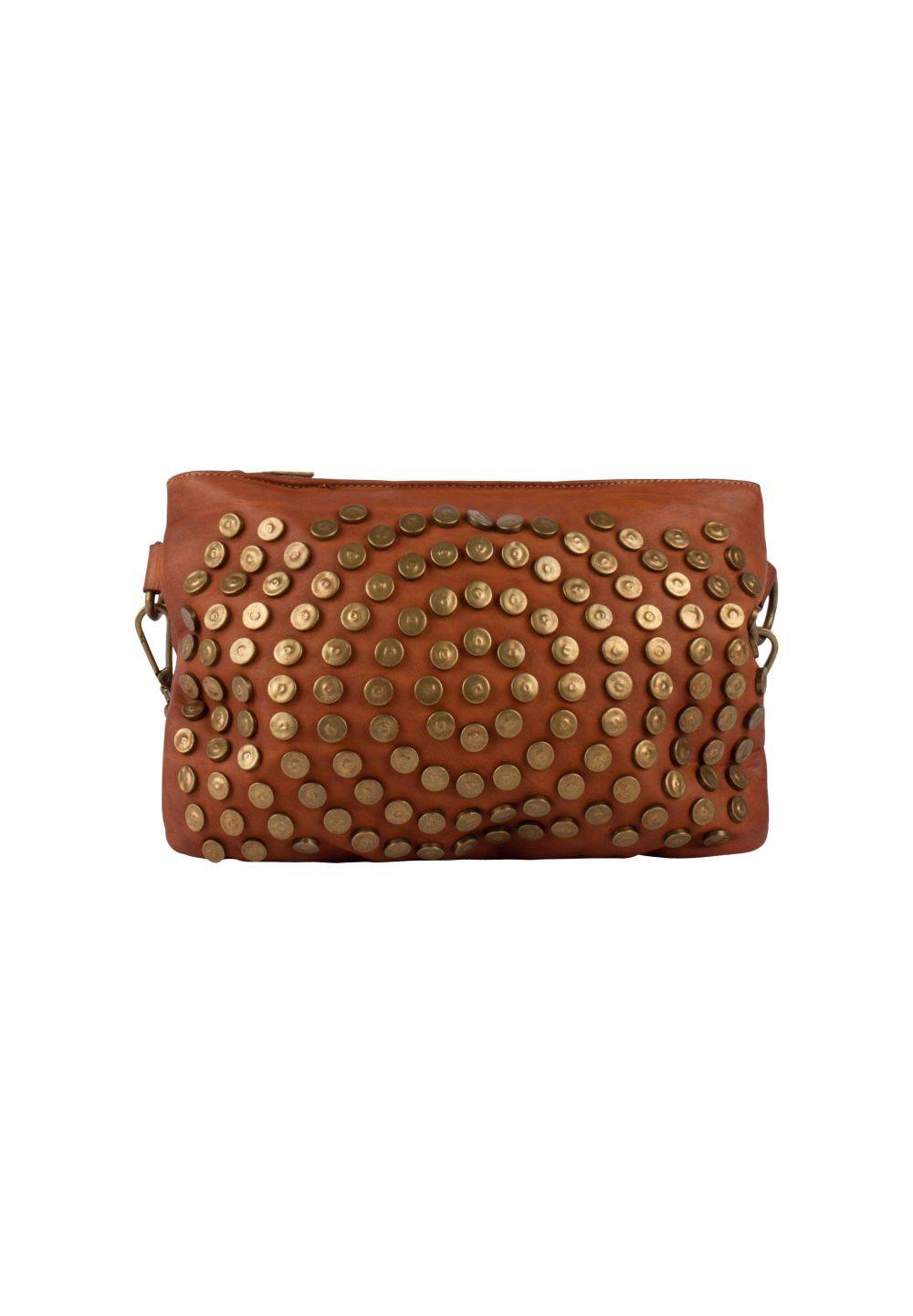 Schmuddelwedda DreiMaster Vintage Ledertasche mit Nieten Bis zu 50% Rabatt