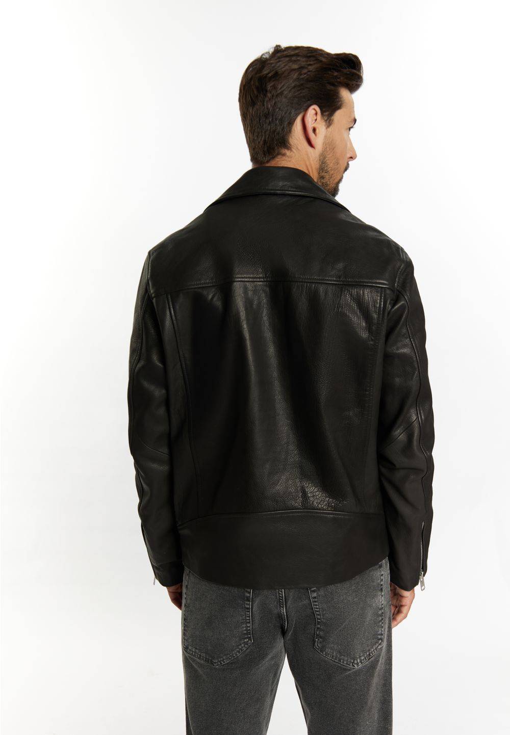 Schmuddelwedda DreiMaster Vintage Bikerjacke aus Leder 2025