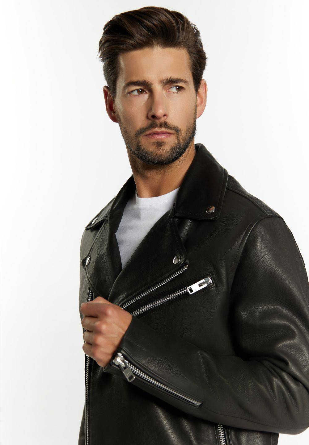 Schmuddelwedda DreiMaster Vintage Bikerjacke aus Leder 2025