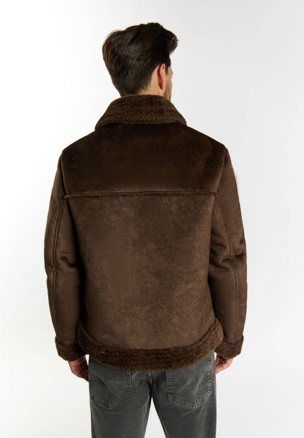 Schmuddelwedda DreiMaster Vintage Übergangsjacke aus Fellimitat Fabrikverkauf