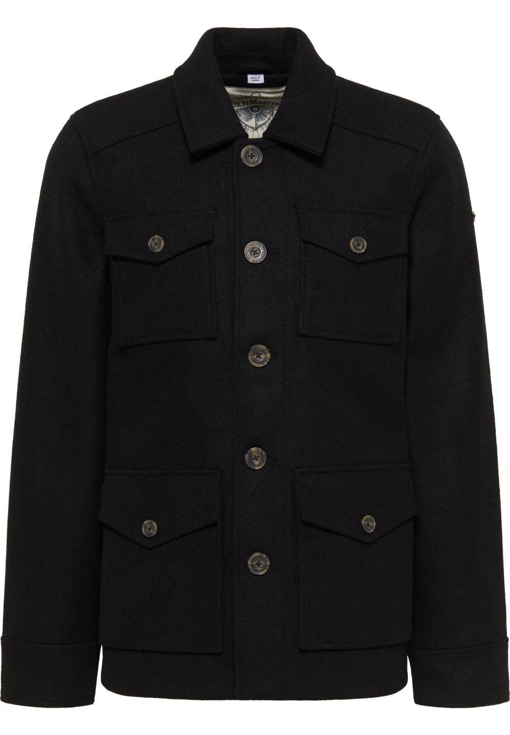 Schmuddelwedda DreiMaster Vintage Übergangsjacke aus Wollgemisch Online Shopping
