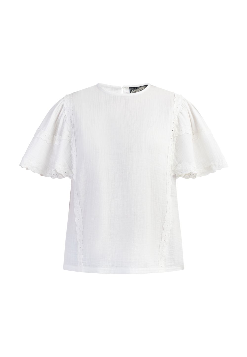 Schmuddelwedda DreiMaster Vintage Blusenshirt mit Spitze Sonderangebot der Fabrik