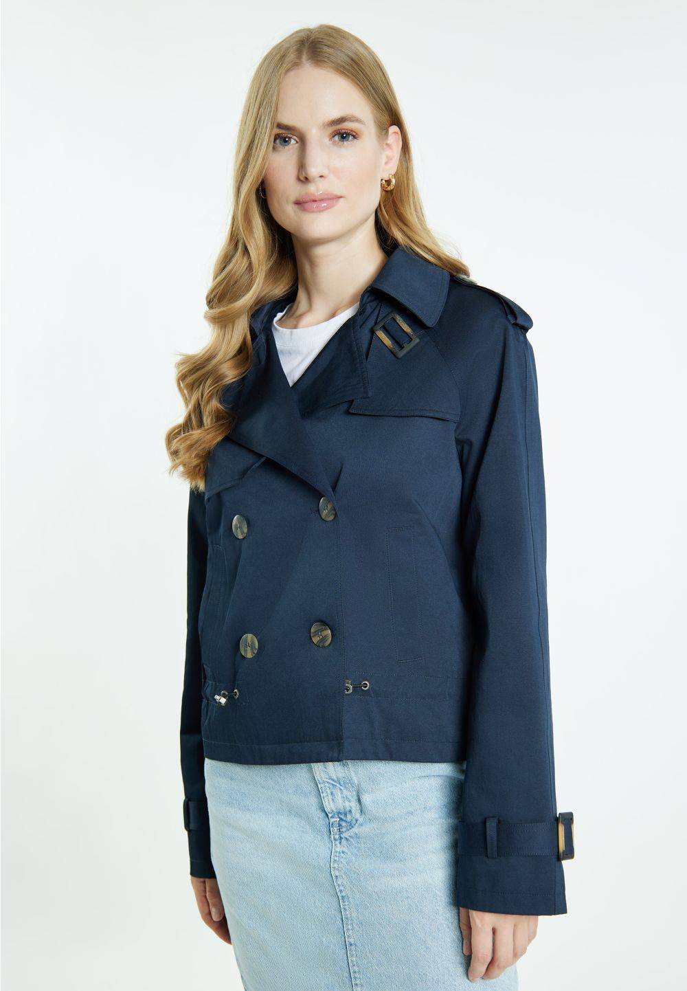 Schmuddelwedda DreiMaster Vintage Kurze Trenchjacke Zeitlich begrenztes Angebot