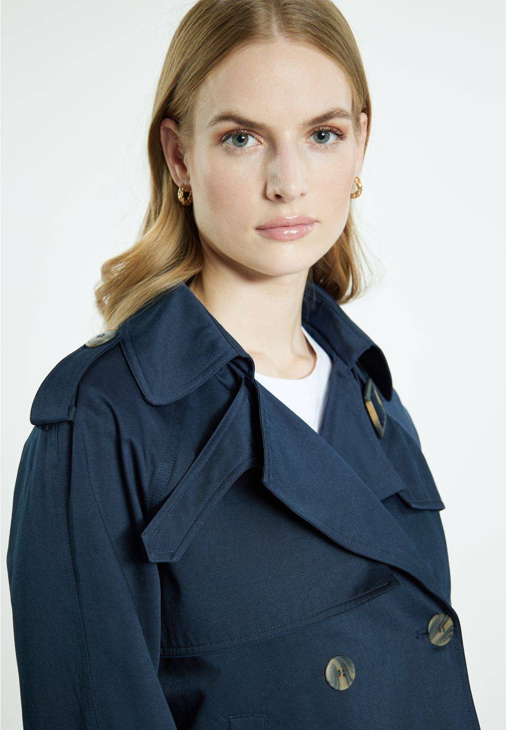 Schmuddelwedda DreiMaster Vintage Kurze Trenchjacke Zeitlich begrenztes Angebot