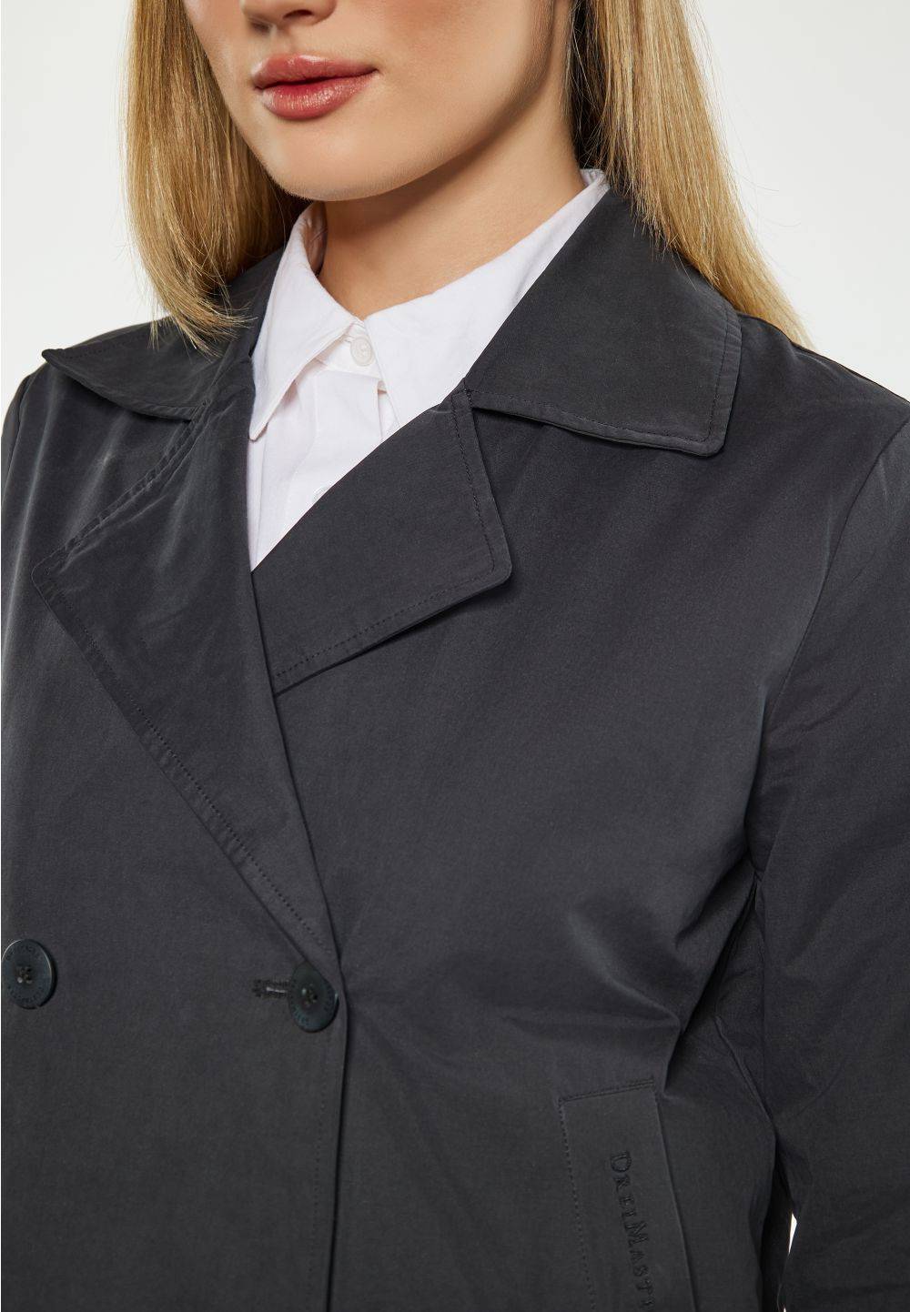 Schmuddelwedda DreiMaster Klassik Kurze Trenchjacke Große Rabatte