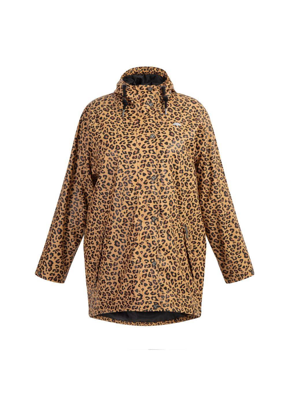 Schmuddelwedda Schmuddelwedda Plus Size Regenmantel mit Leoprint Fabrik Onlineshop