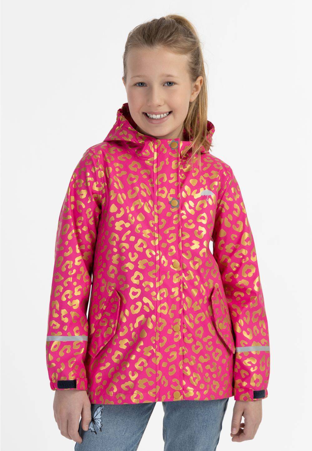 Schmuddelwedda Schmuddelwedda Regenmantel mit Print für Mädchen