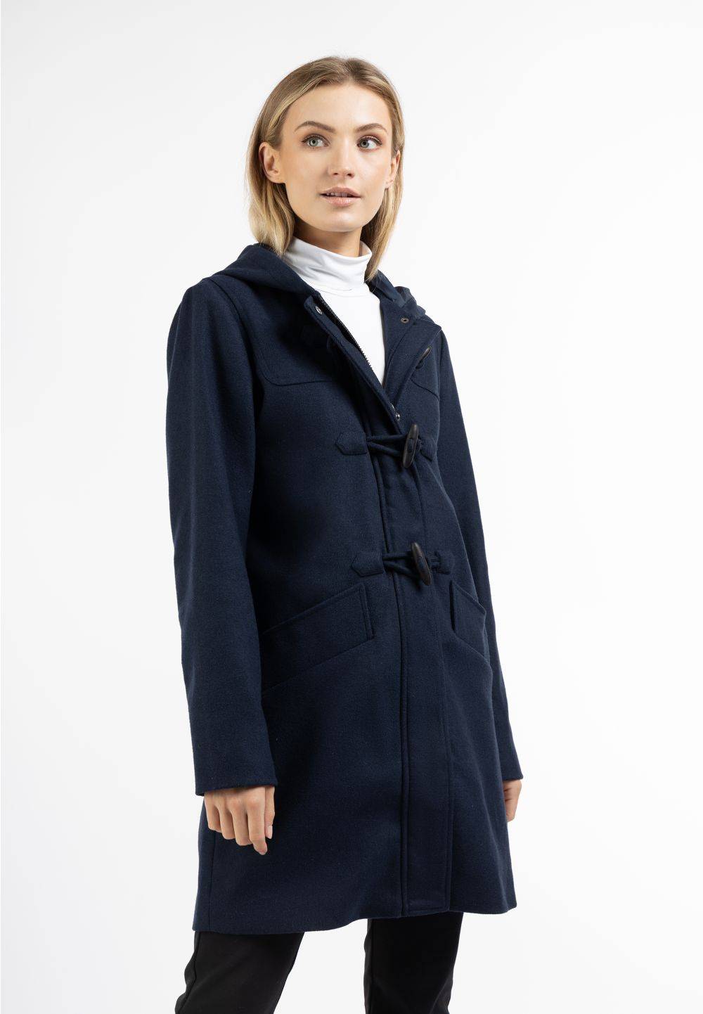 Schmuddelwedda DreiMaster Klassik Dufflecoat aus Wollgemisch