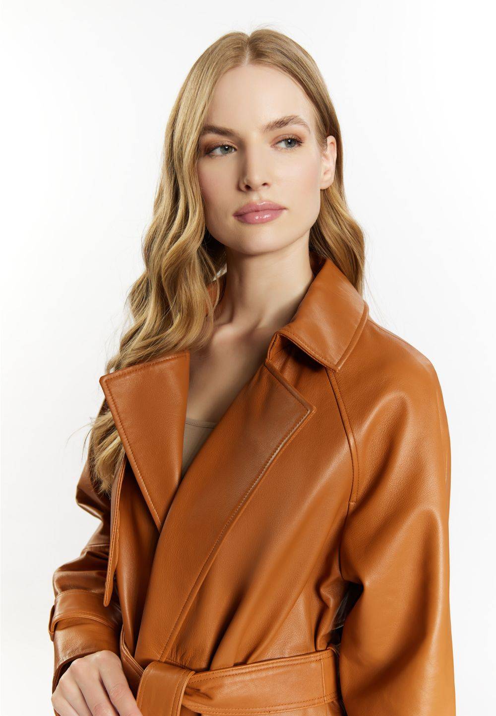 Schmuddelwedda DreiMaster Vintage Trenchcoat aus Leder Online