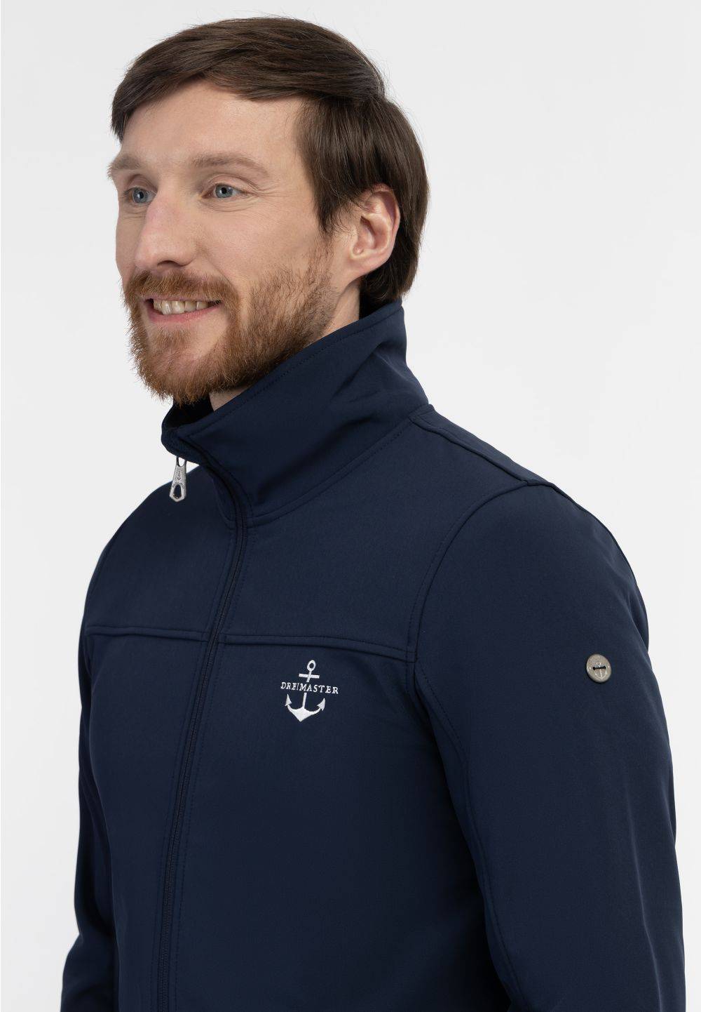 Schmuddelwedda DreiMaster Maritim Softshelljacke - recyceltes Material Fabrikpreis