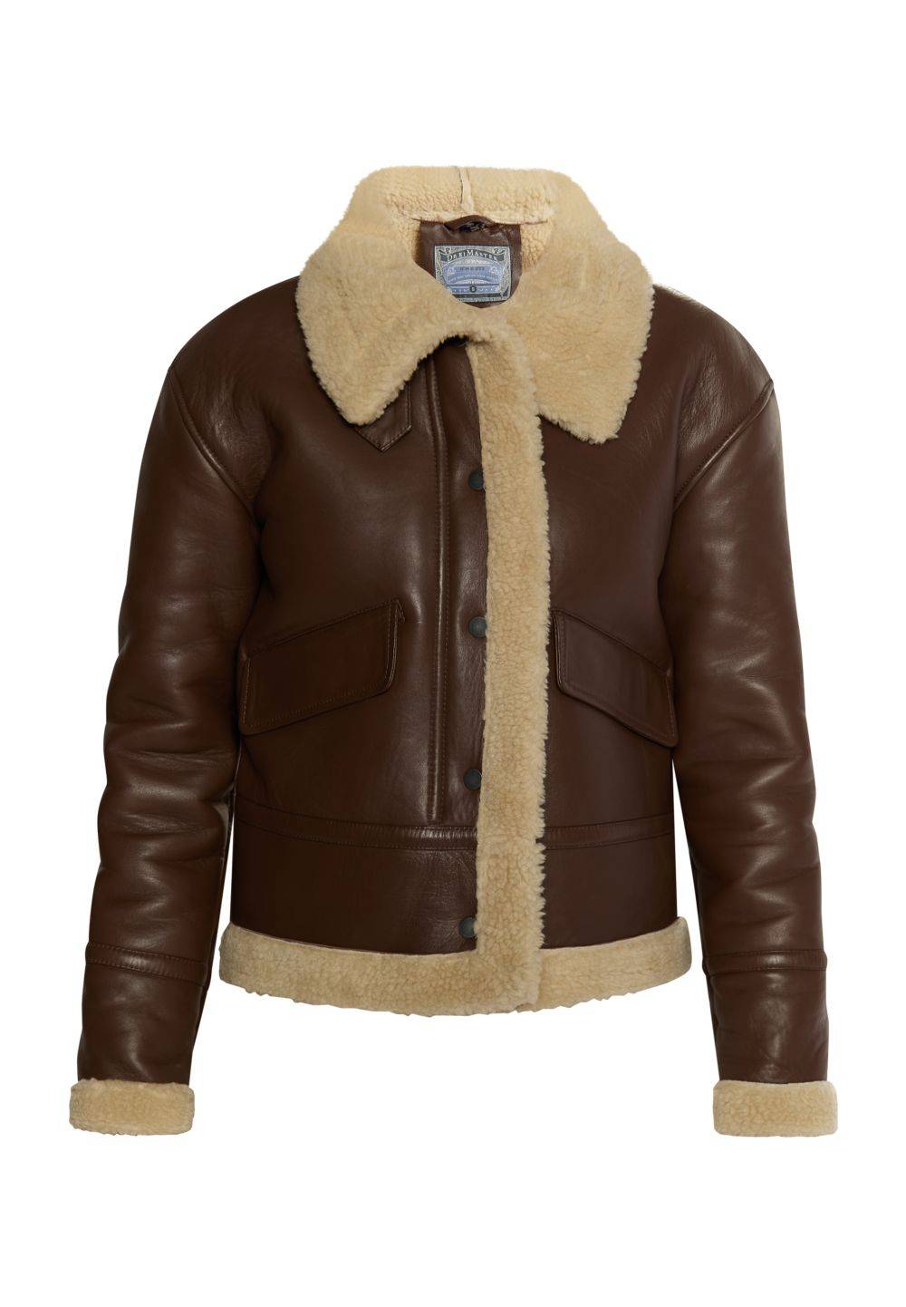 Schmuddelwedda DreiMaster Vintage Lederjacke aus Shearling Zeitlich begrenztes Angebot