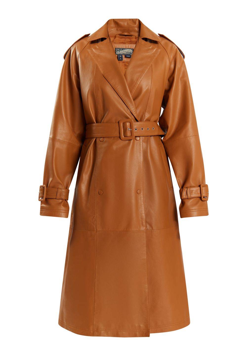 Schmuddelwedda DreiMaster Vintage Trenchcoat aus Leder Preisnachlass