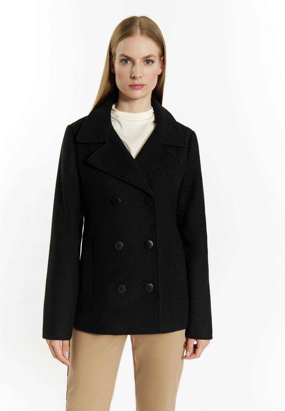 Schmuddelwedda DreiMaster Klassik Cabanjacke aus Wollgemisch