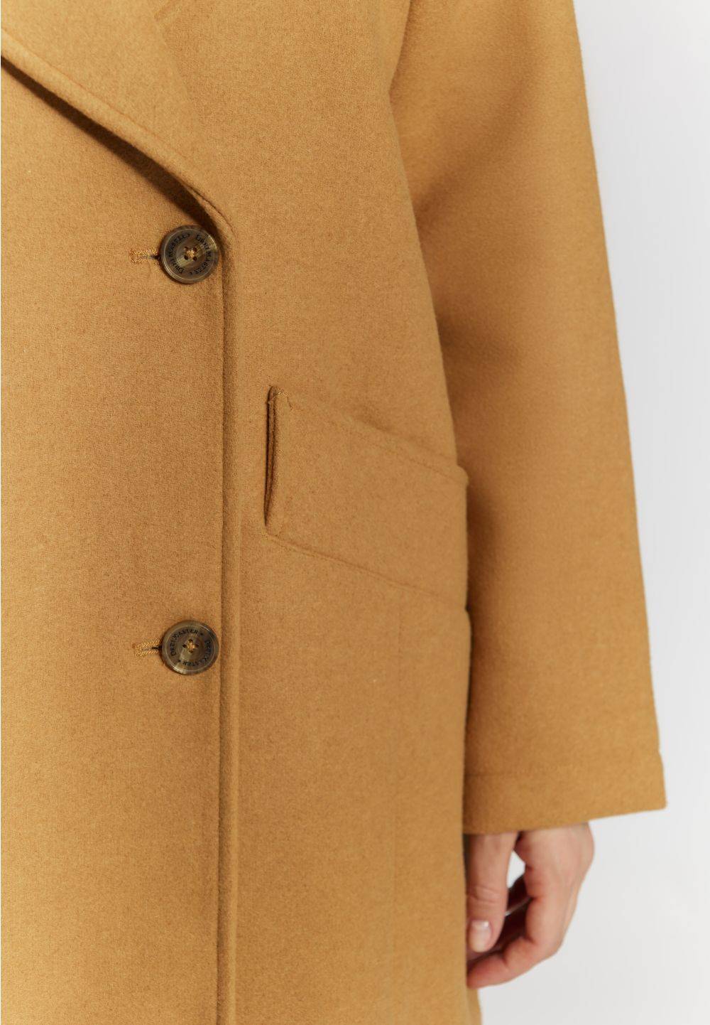 Schmuddelwedda DreiMaster Vintage Übergangsmantel aus Wollgemisch Fabrikladen